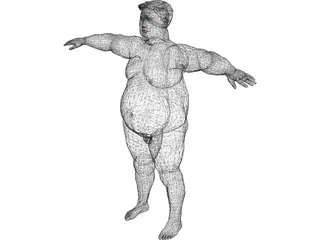 Man 3D Model preview