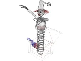Jack-In-The-Box 3D Model preview