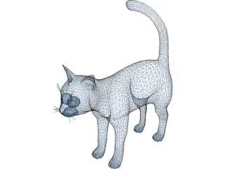 Cat 3D Model preview