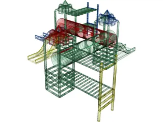 Play Equipment 3D Model preview
