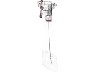 Spray Bottle 3D Model preview