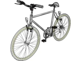 Bicycle 3D Model preview