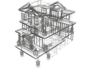House 3D Model preview