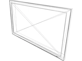 Plasma Screen 3D Model preview
