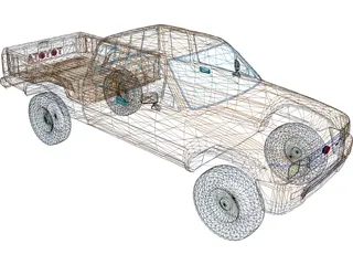 Toyota HiLux 3D Model preview