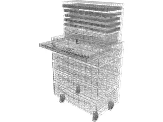 Tool Chest 3D Model preview