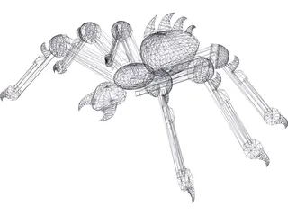Robot Spider 3D Model preview