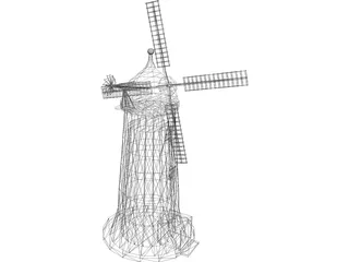 Windmill 3D Model preview