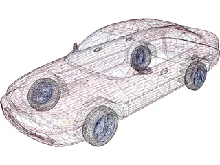 Mitsubishi Galant 3D Model preview