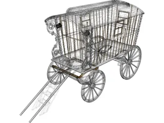 Gipsy Coach 3D Model preview