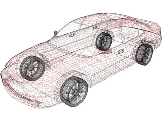 Mitsubishi Galant 3D Model preview