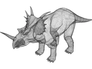Styracosaurus 3D Model preview