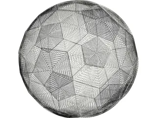 Soccer Ball 3D Model preview