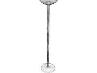 Lamp Floor 3D Model preview