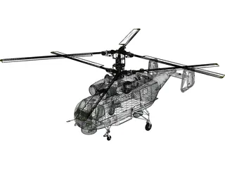 Kamov Ka-27 Helix A 3D Model preview