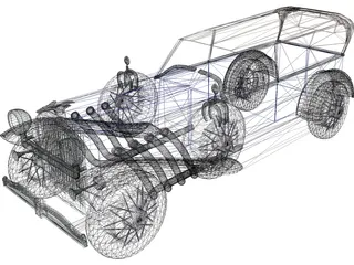 Duesenberg 3D Model preview