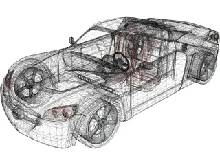 Opel Speedster 3D Model preview