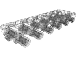 Goldhofer 6 line thp-sl 3D Model preview
