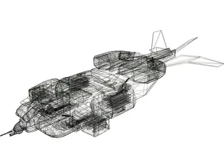 Drop Ship 3D Model preview