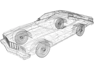Ford Torino (1976) 3D Model preview