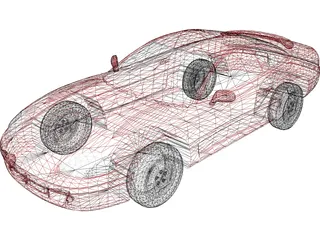 Mitsubishi Eclipse [Eagle Talon, Dodge Stealth] (1994) 3D Model preview