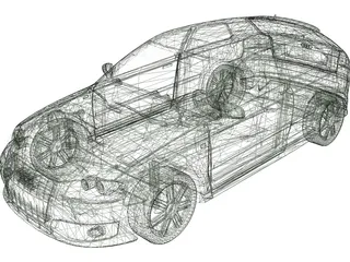 Audi A3 3D Model preview