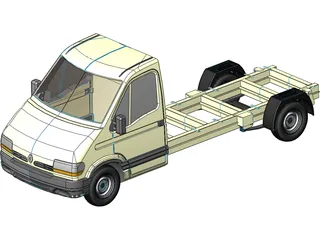 Renault Master 3D Model preview