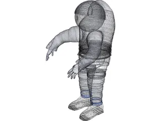 Space Suit 3D Model preview