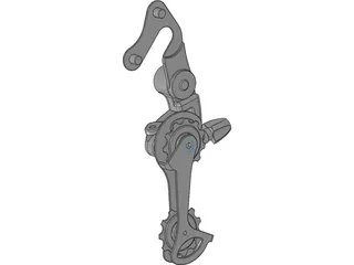 Derailleur Rear 3D Model preview