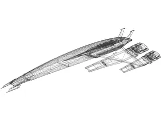 SR-2 Normandy 3D Model preview