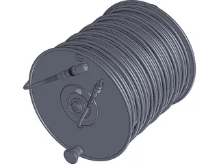 Fiber Optic Cable 3D Model preview