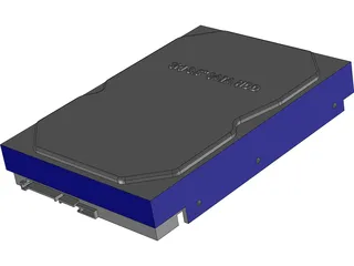 Hard Disk 3D Model preview