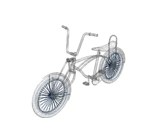Lowrider Bicycle 3D Model preview