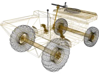Construction Truck 3D Model preview