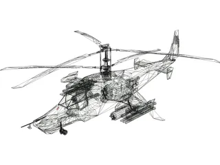 Kamov Ka-50 3D Model preview