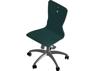 Office Chair 3D Model preview