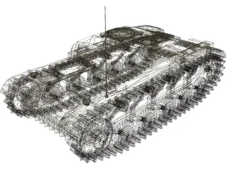 AMX-13A 3D Model preview