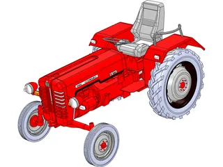 Tractor D326 Mc Cormic 3D Model preview