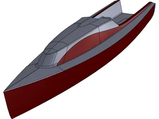 Boat 3D Model preview