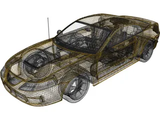 Ford Mustang 3D Model preview