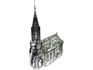 Church 3D Model preview