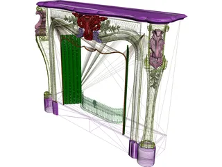 Fireplace 3D Model preview