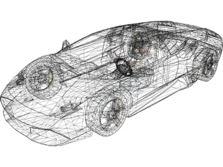 Lamborghini Murcielago LP640 3D Model preview
