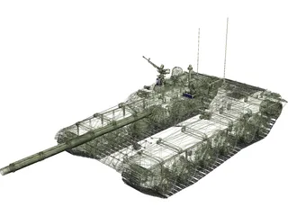 ZTZ-99 Chinese MBT 3D Model preview