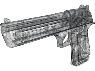 Desert Eagle 3D Model preview