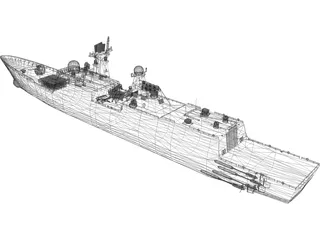 JIANGKAI Type 054A Frigate 3D Model preview