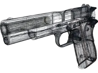 M1911A1 3D Model preview
