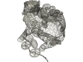 China Dragon 3D Model preview