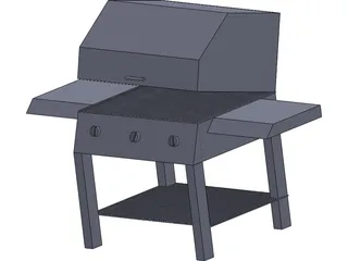 BBQ Grill 3D Model preview