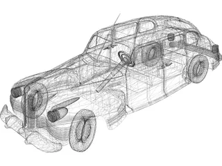 ZIL ZIS 110 (1945) 3D Model preview